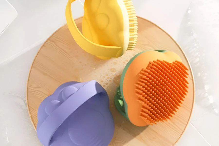 Easy-Grip Baby Shower Brush